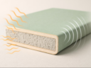 Schéma de panneau isolant thermique et acoustique pour rénovation