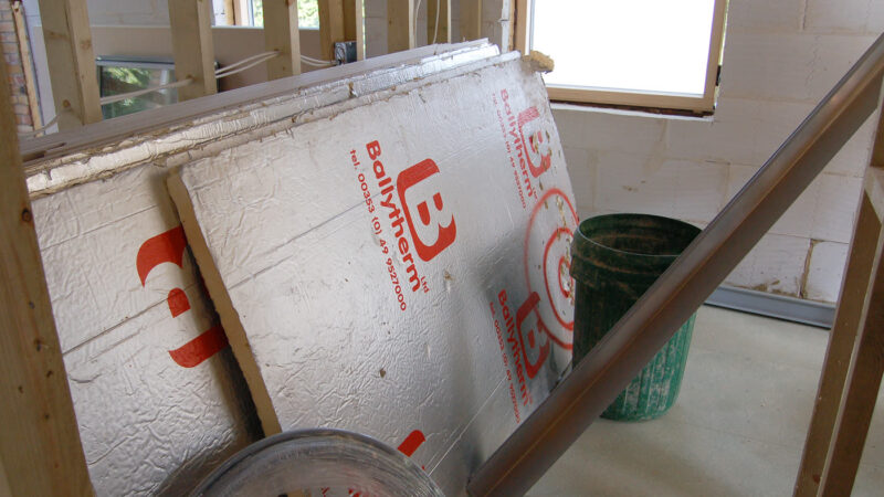 Photo réaliste pour polyuréthane isolation - Polyisocyanurate insulation boards
