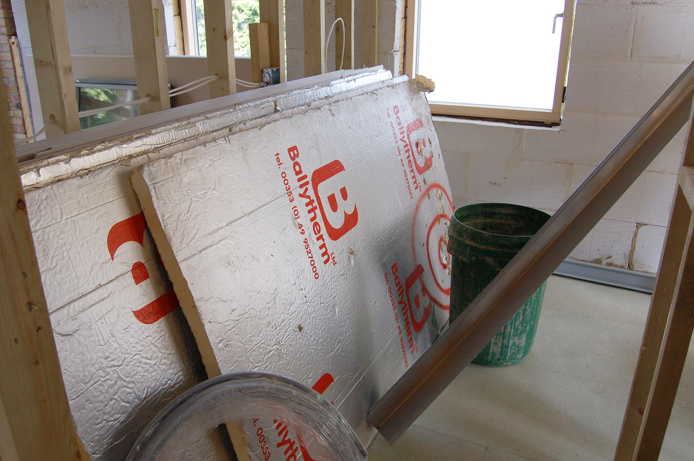 Photo réaliste pour polyuréthane isolation - Polyisocyanurate insulation boards