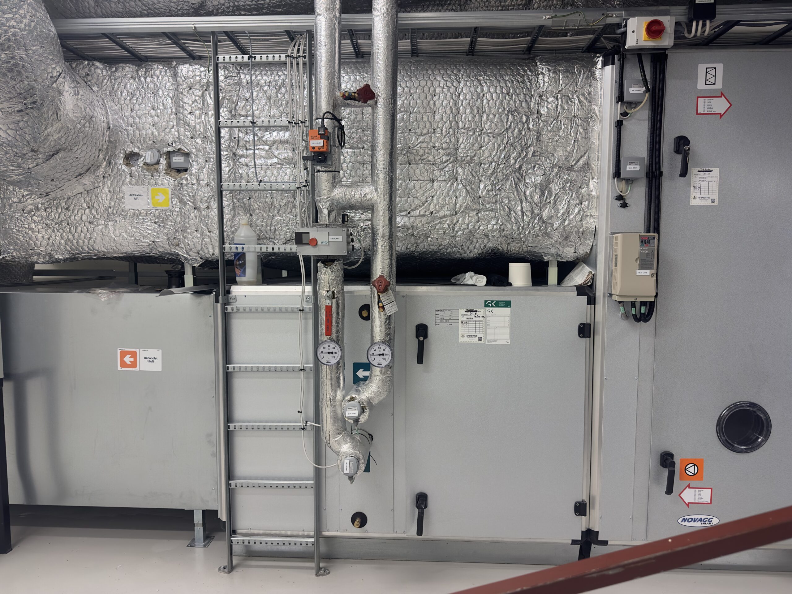 Photo réaliste de ventilation pour vmc double flux thermodynamique
