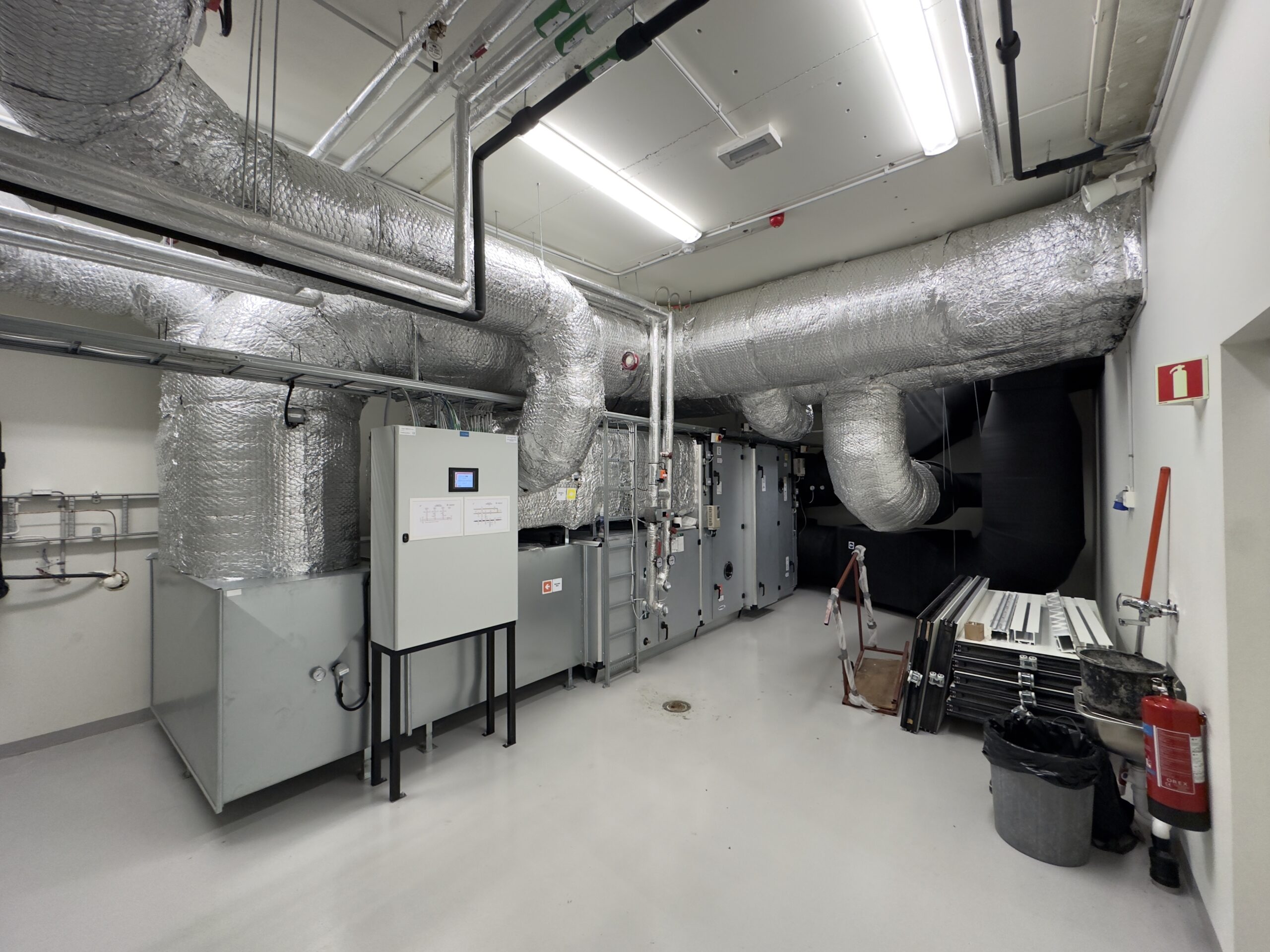 Photo réaliste de réseau de ventilation pour vmc double flux thermodynamique