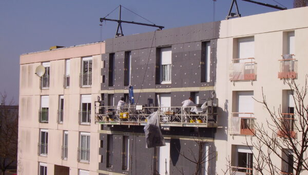 Photo réaliste de isolant polystyrène pour un chantier de rénovation
