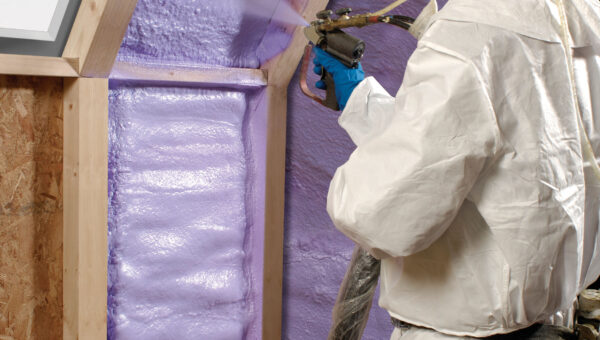 Photo réaliste de isolation polyuréthane en rénovation - vue 1