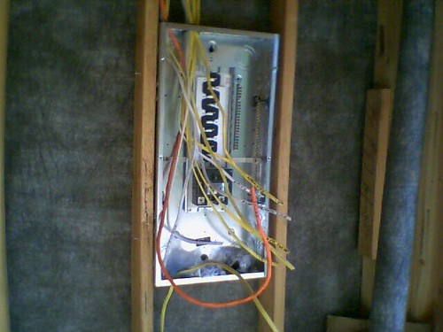 Photo de gaine ou bouche de ventilation liée à branchement vmc