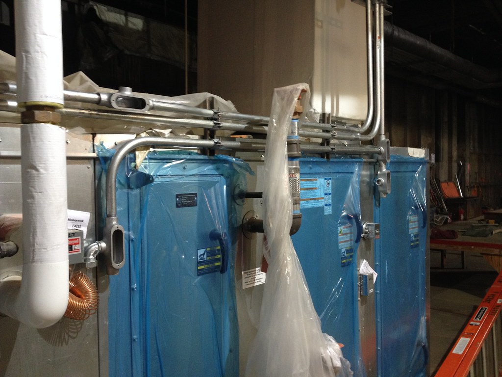 Photo réaliste de réseau de ventilation pour caisson vmc