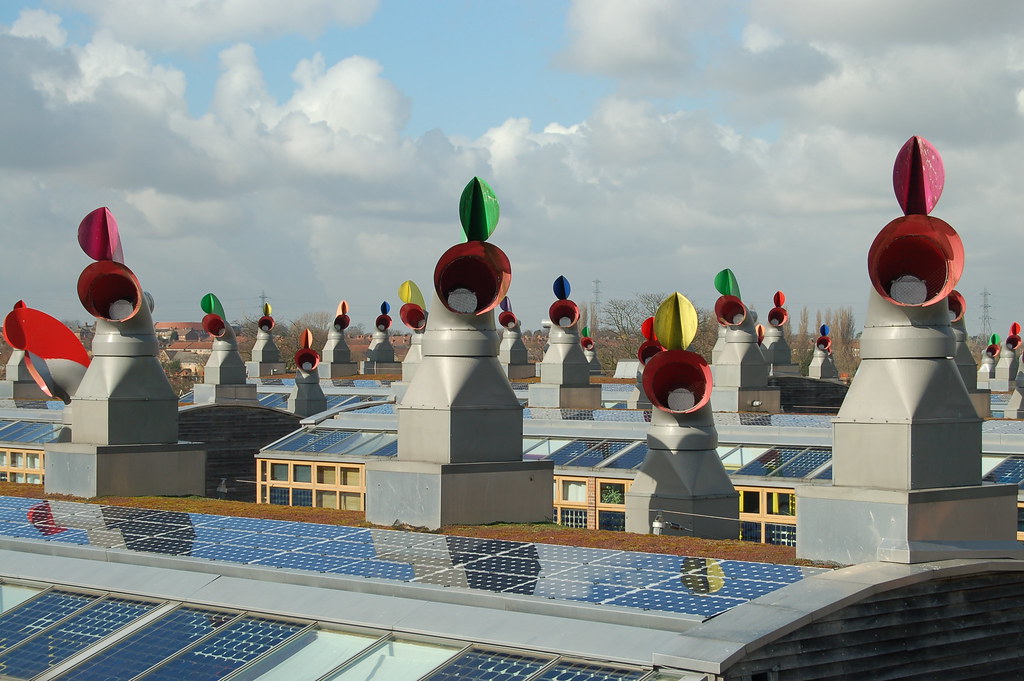 Photo réaliste de réseau de ventilation pour vmc thermodynamique double flux