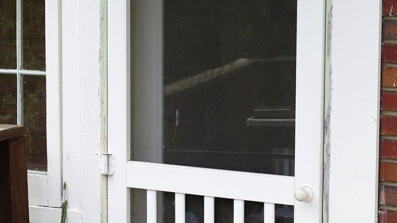 Photo réaliste de moustiquaire pour porte-fenêtre ou fenêtre - vue 1