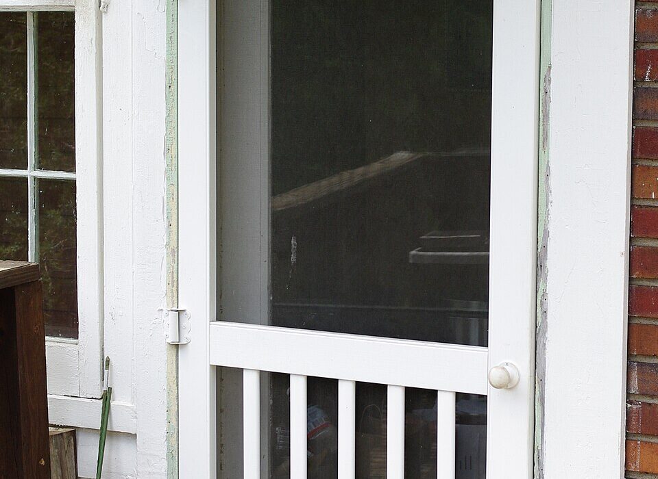 Photo réaliste de moustiquaire pour porte-fenêtre ou fenêtre - vue 1